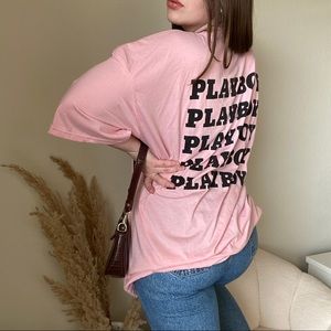 Oversized Playboy x Misguided Tee